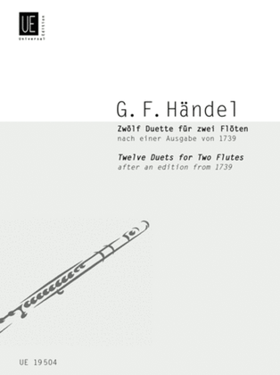 Book cover for Duets, 12, 2 Flutes