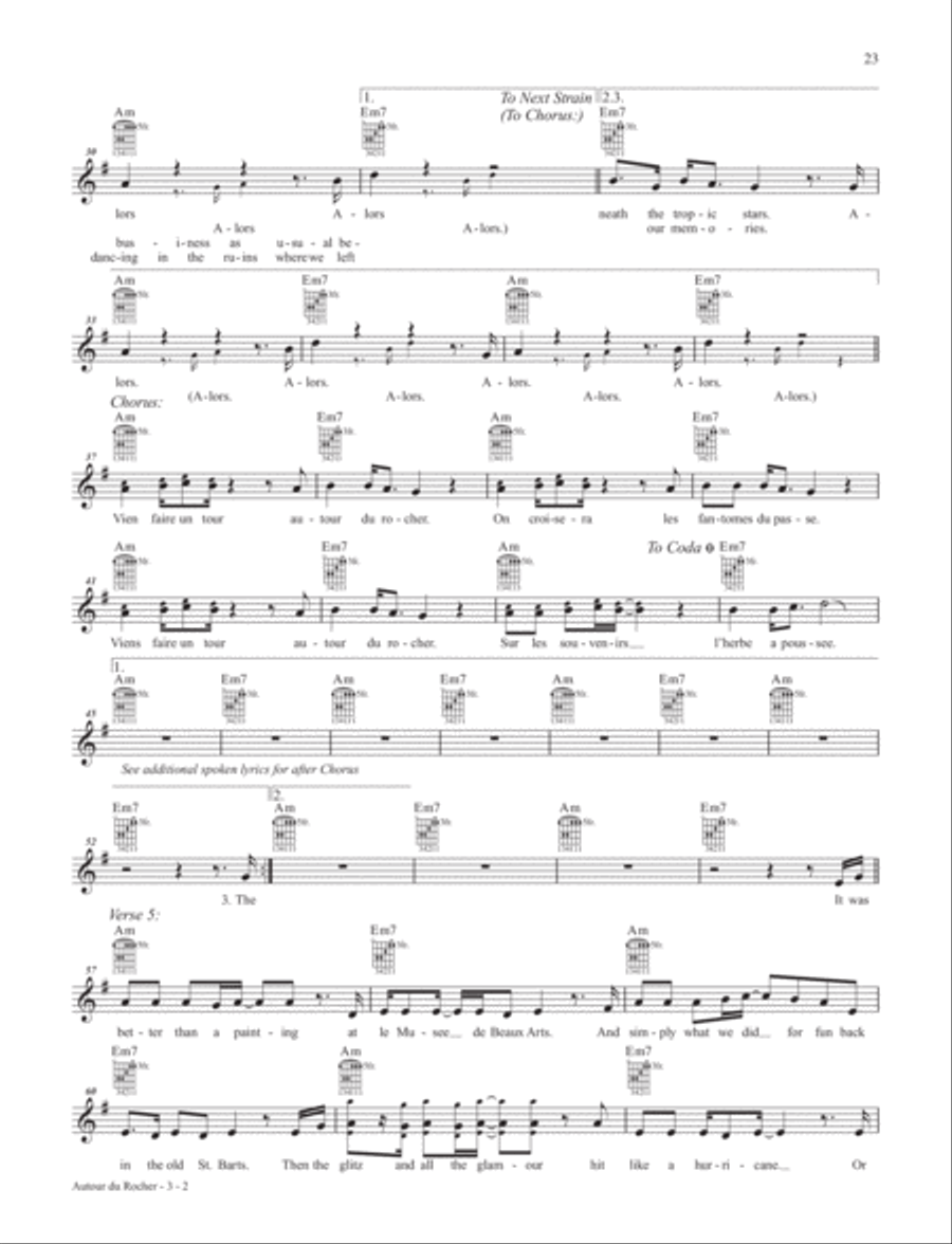 Jimmy Buffett -- Songs from a Sailor Electric Guitar scores gallery preview page 13