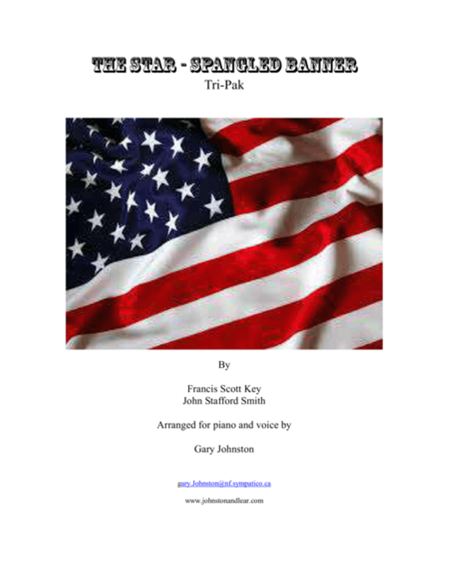 The Star - Spangled Banner Tri-Pak Voice scores gallery preview page 1