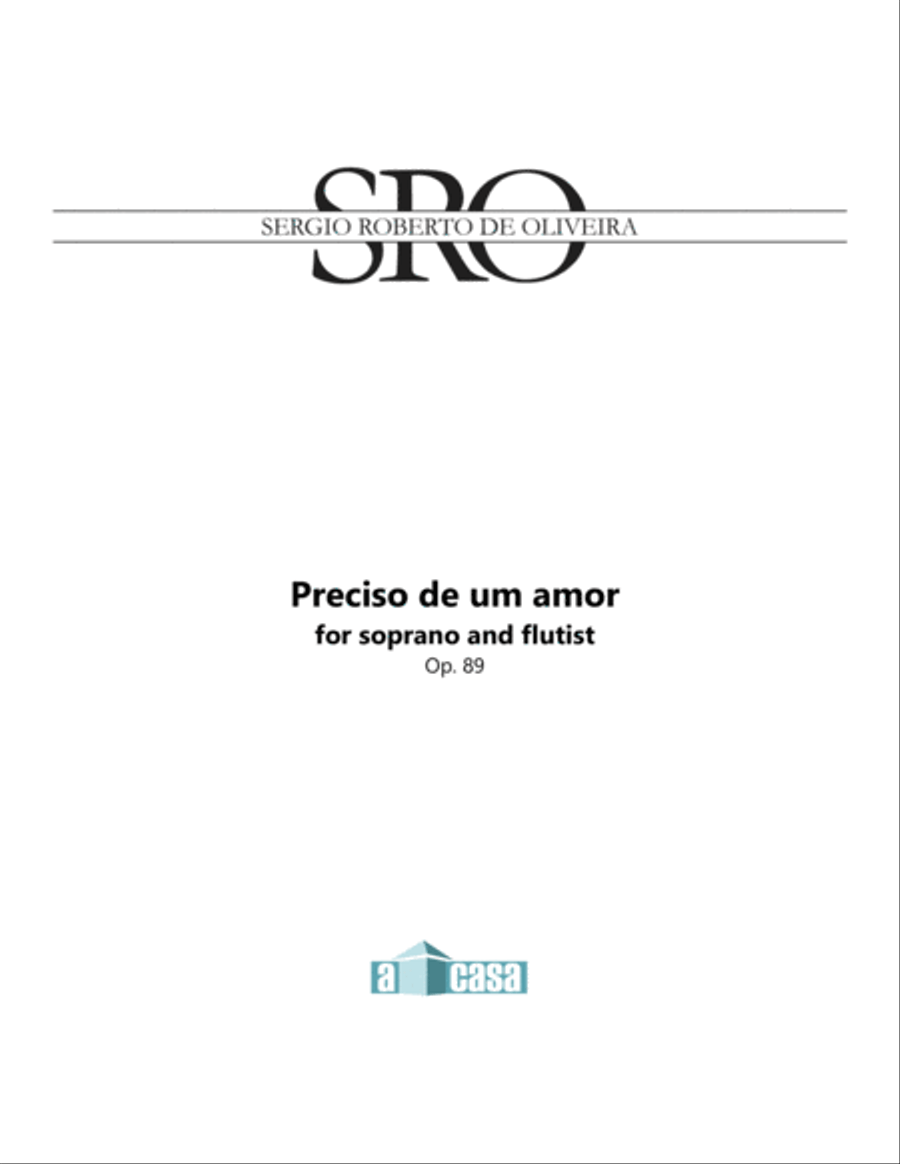 Preciso de um amor Small Ensemble scores gallery preview page 1