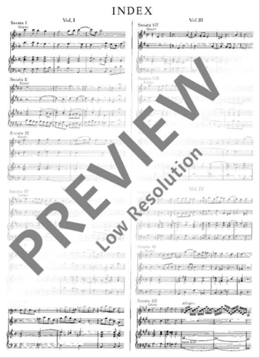 Twelve Triosonatas Cello scores gallery preview page 21