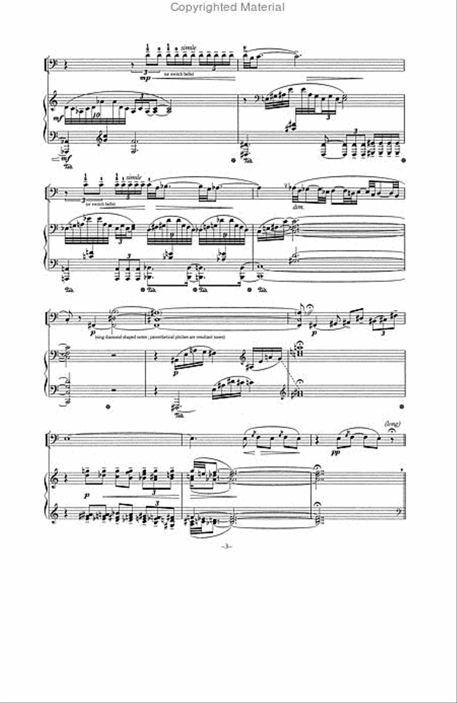 Concert Variations Euphonium scores gallery preview page 4