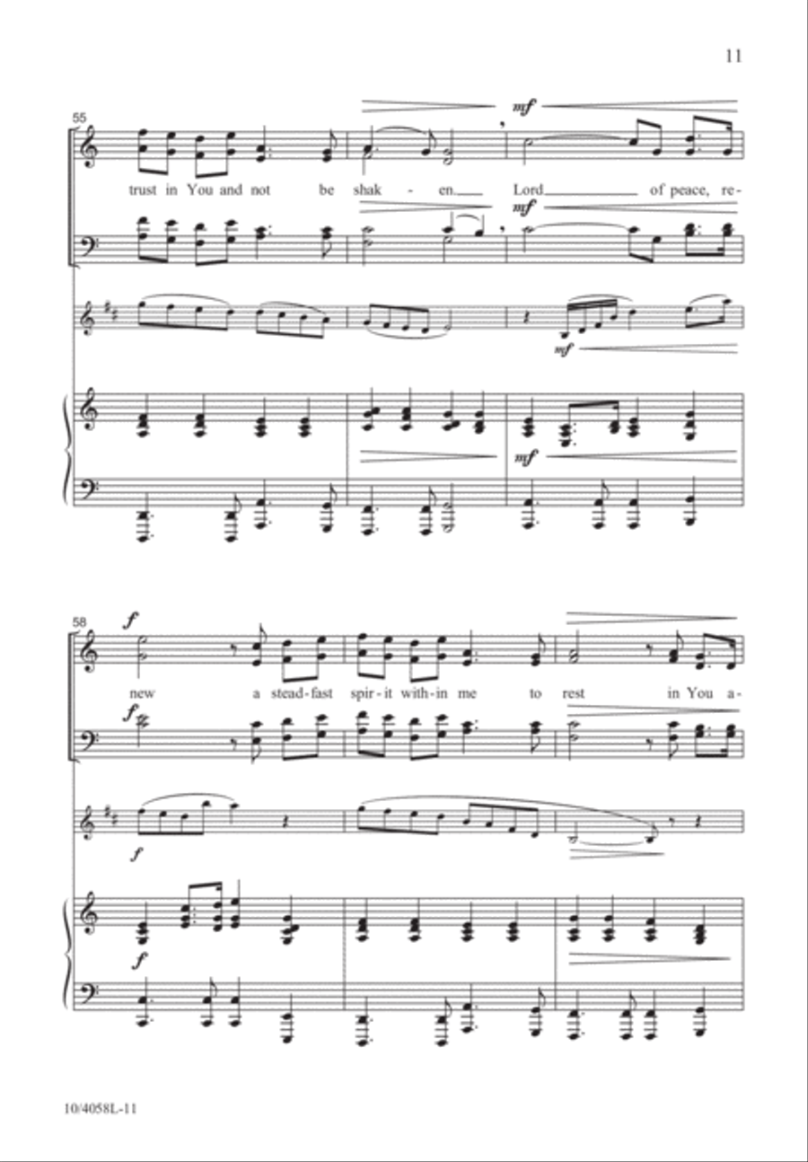 Still, My Soul, Be Still 4-Part scores gallery preview page 12