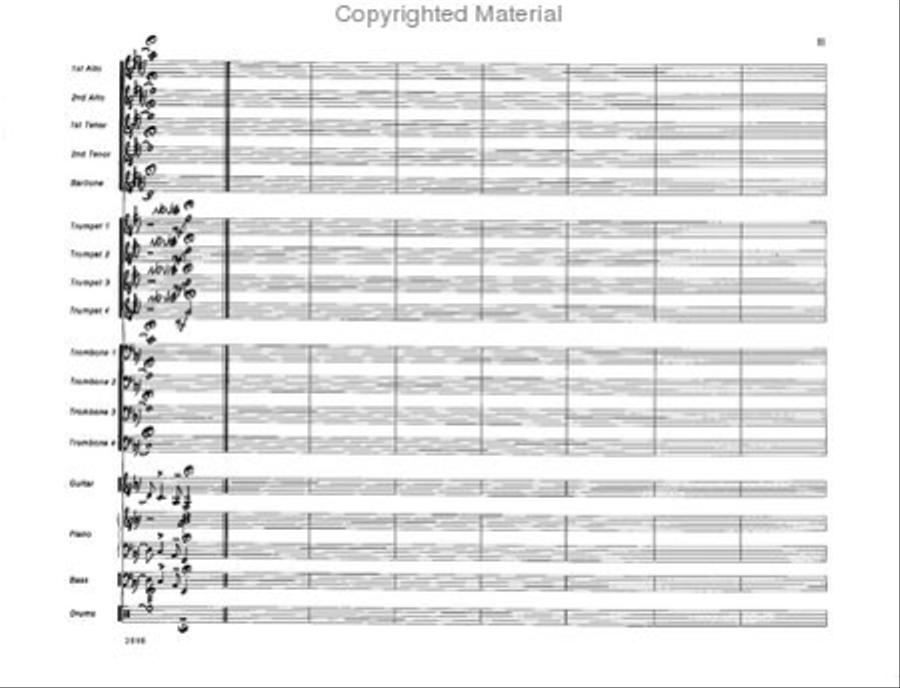 I Love the Nightlife Jazz Ensemble scores gallery preview page 11