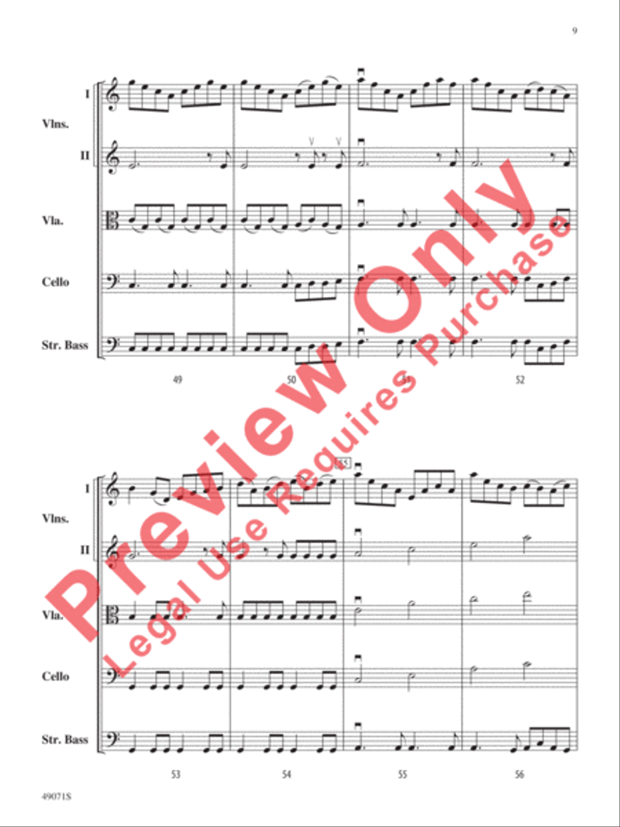 Ride the Wind Ride the Wind String Orchestra scores gallery preview page 10