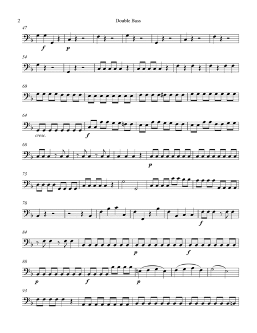 Exultate, jubilate I. String Orchestra scores gallery preview page 2