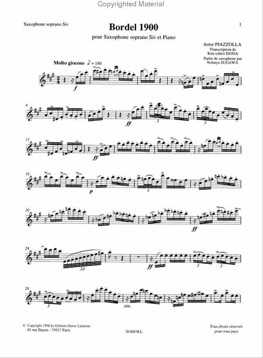 Histoire Du Tango Histoire Du Tango Piano Accompaniment scores gallery preview page 4