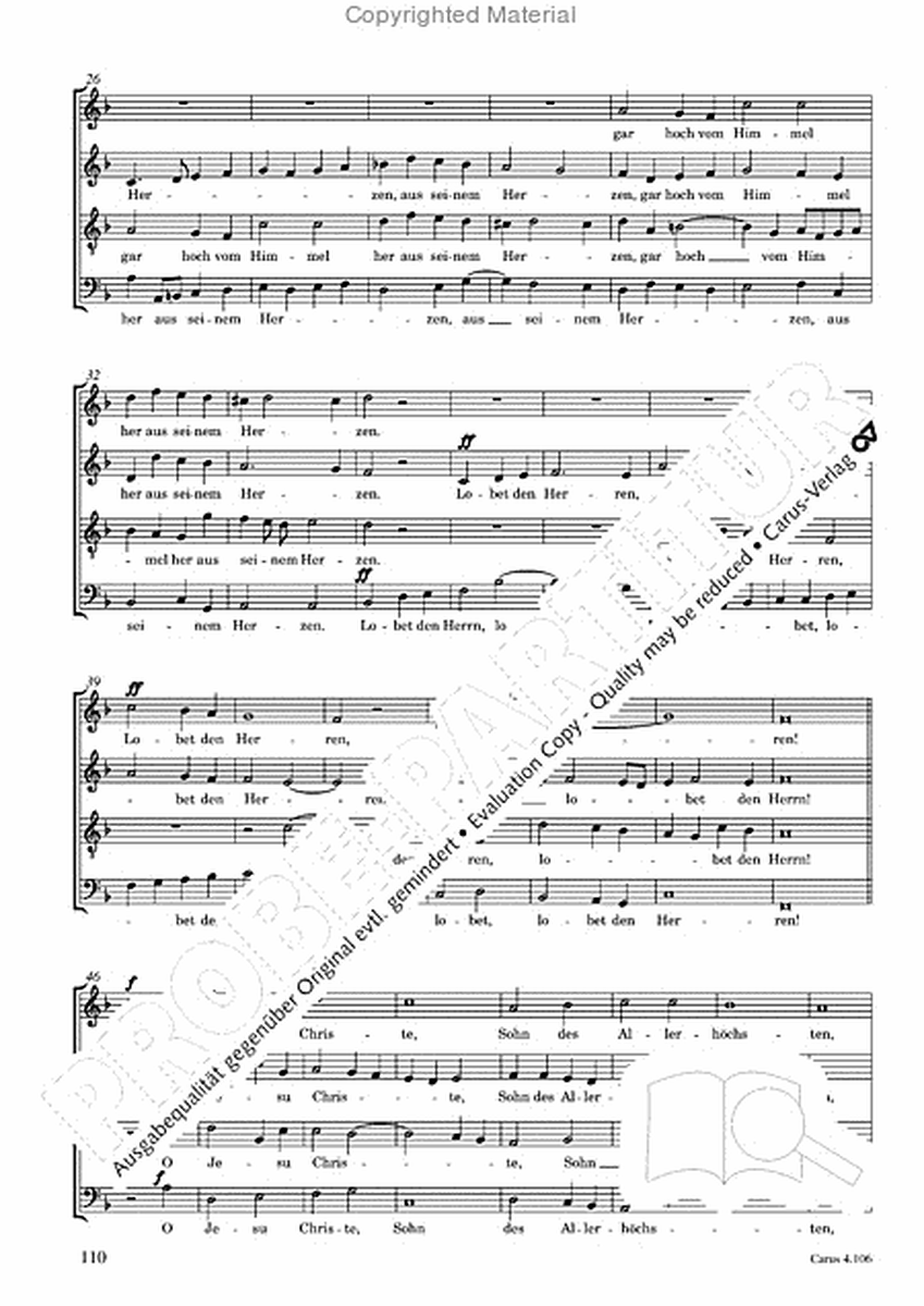 Die geistliche Chormusik a cappella