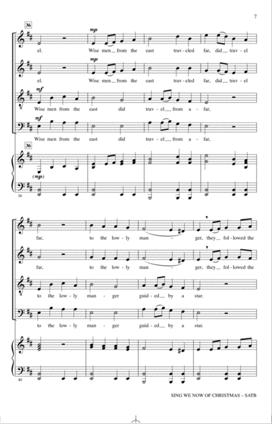 Sing We Now Of Christmas (