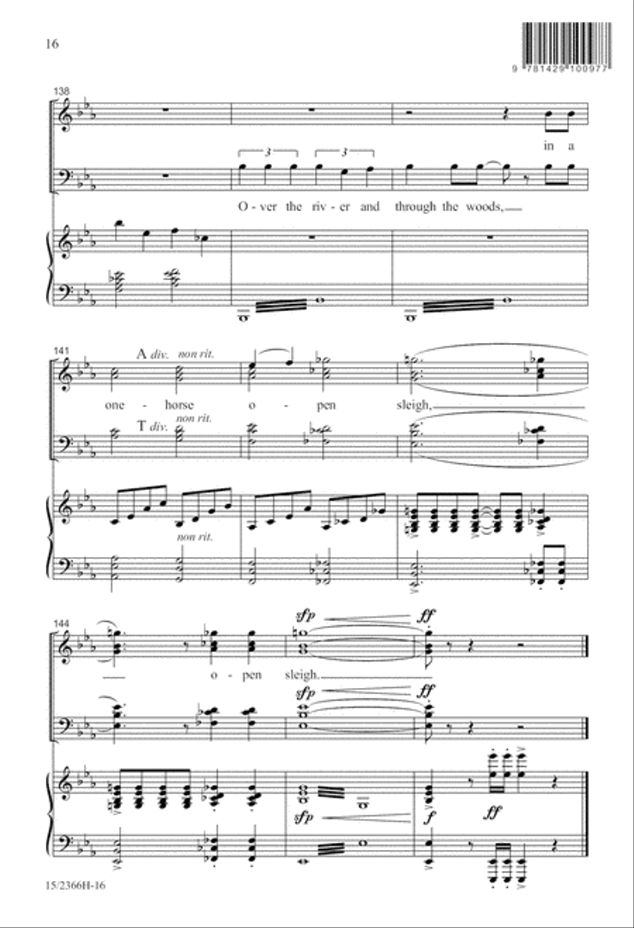 A Family Christmas Spectacular 4-Part scores gallery preview page 17
