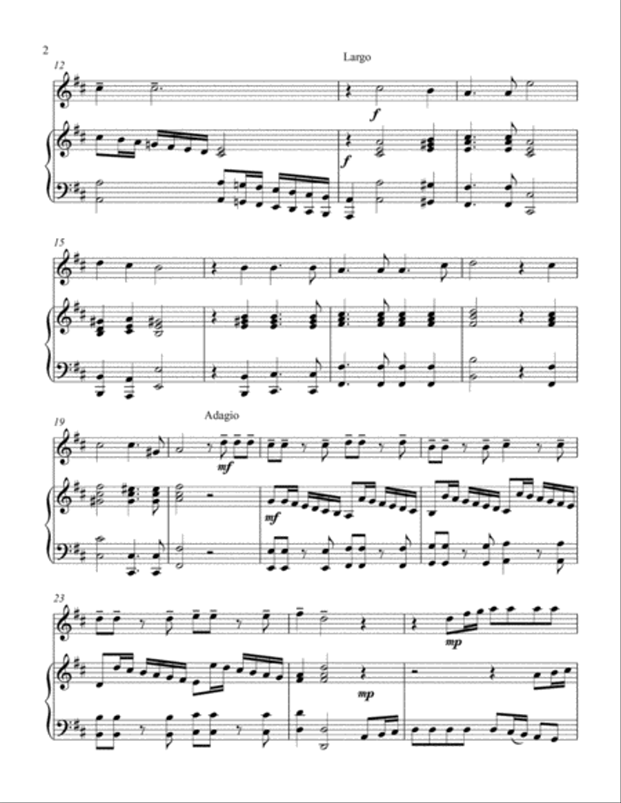 Worthy Is The Lamb (treble C instrument solo) Piccolo scores gallery preview page 3