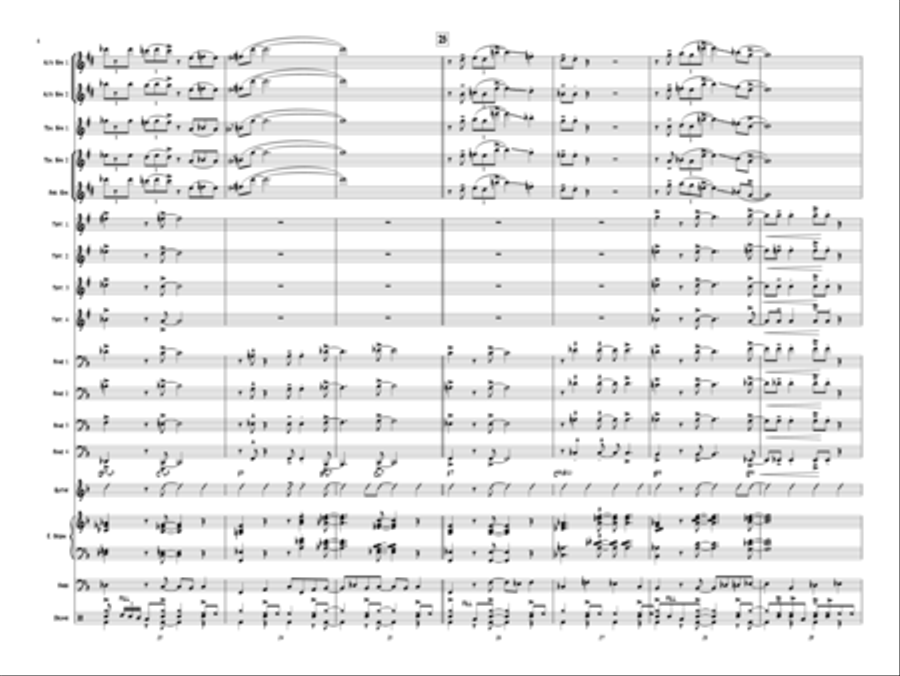 Sax Education Jazz Ensemble scores gallery preview page 5