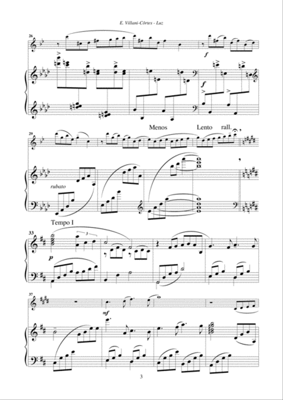 Luz (clarineta e piano) Woodwind Duet scores gallery preview page 5