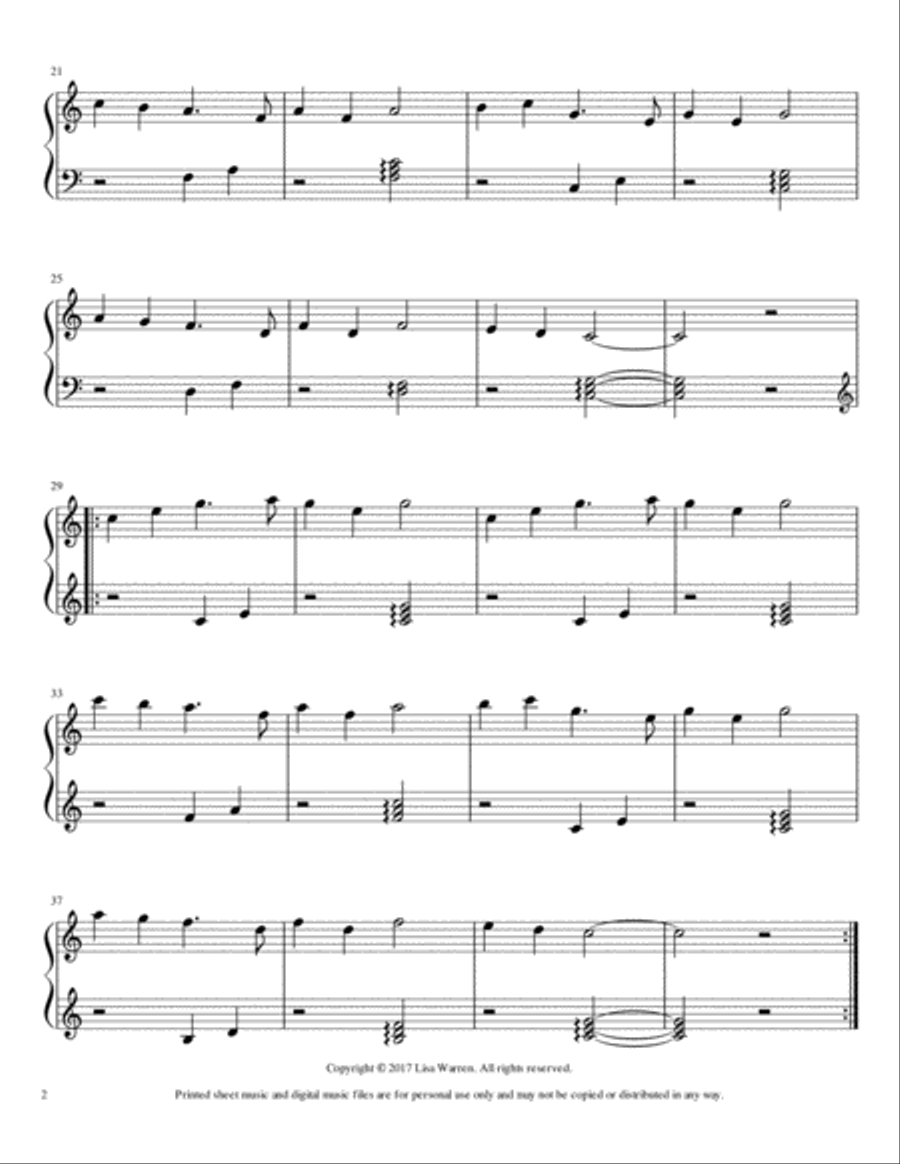 Emily's Lullaby Harp scores gallery preview page 2