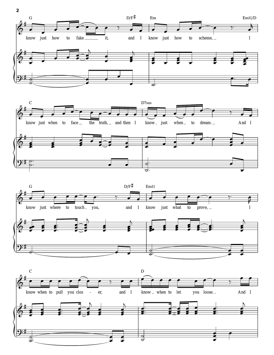 Making Love Out Of Nothing At All Piano, Vocal scores gallery preview page 2