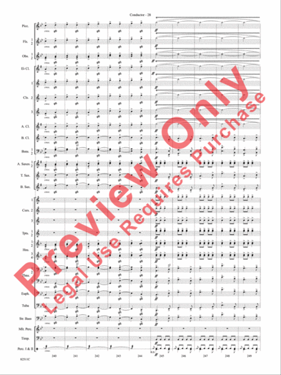 A Christmas Festival Concert Band scores gallery preview page 31