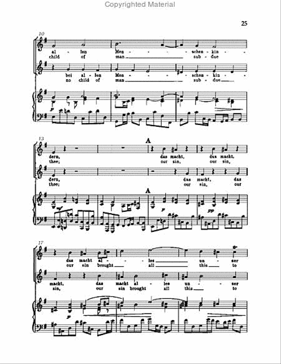 Christ lag in Todsbanden, BWV 4 Choir scores gallery preview page 25