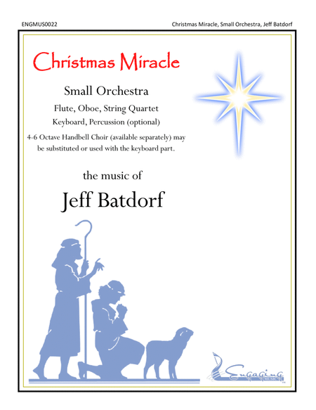 Christmas Miracle (Small orchestra with optional handbell choir) image number null