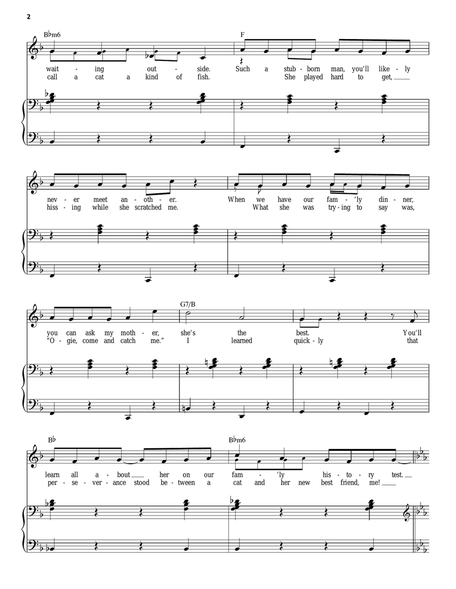 Never Ever Getting Rid Of Me (from Waitress The Musical) Voice scores gallery preview page 2