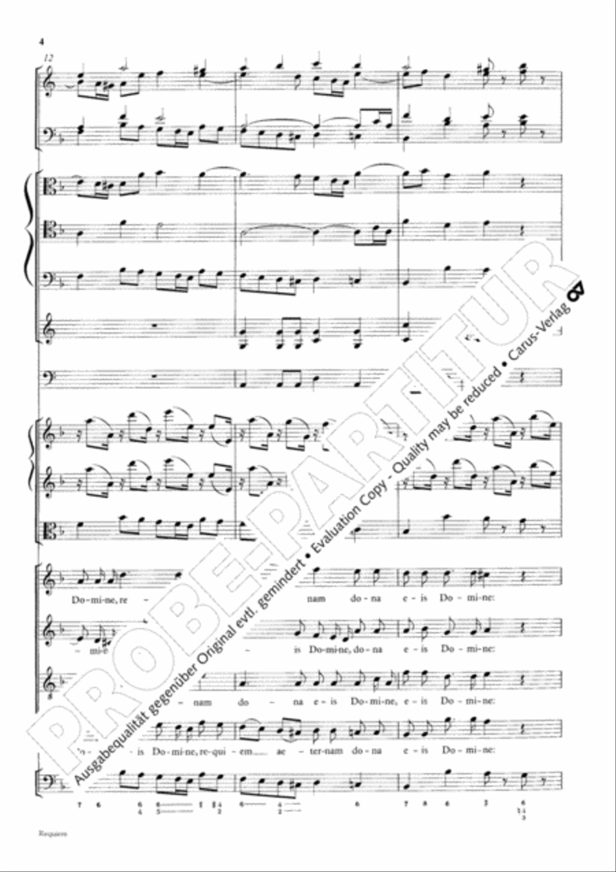 Requiem Requiem 4-Part scores gallery preview page 13
