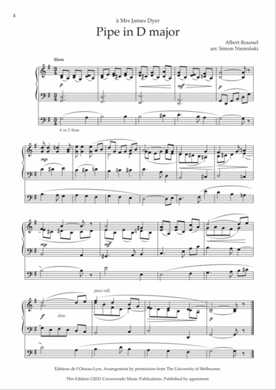 Pipeaux 1934 Pipeaux 1934 Organ scores gallery preview page 3