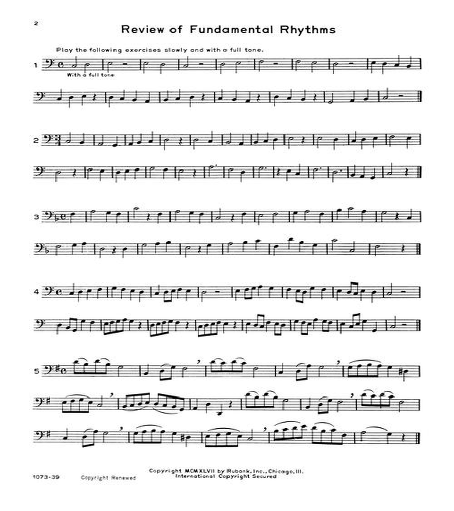 Rubank Intermediate Method – Bassoon Concert Band Methods scores gallery preview page 3