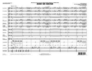 Now or Never (from "High School Musical 3") - Full Score