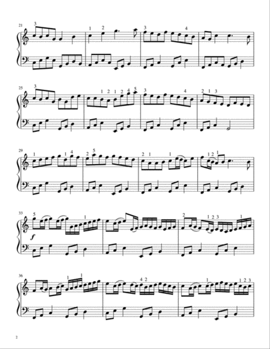 Canon in D Canon in D Piano Solo scores gallery preview page 2