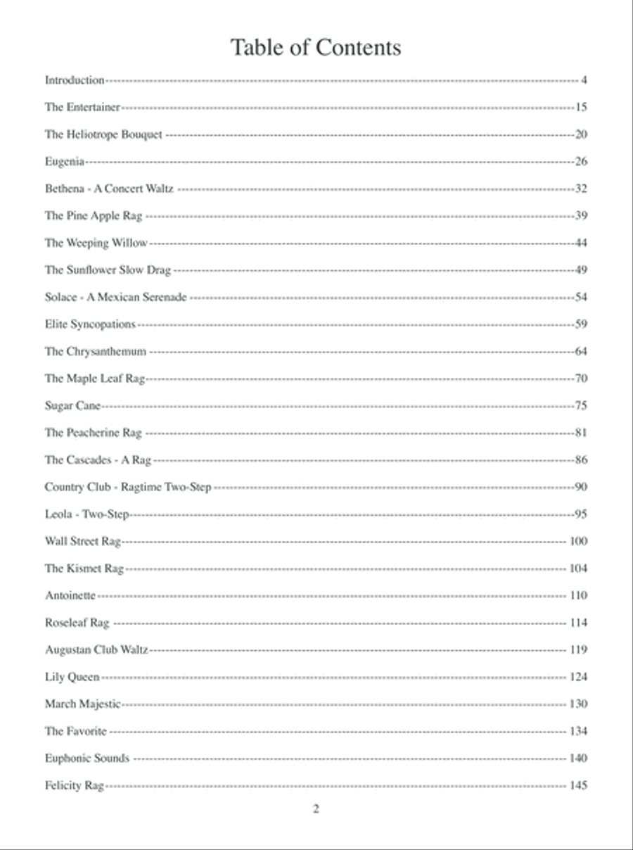 Complete Works of Scott Joplin Acoustic Guitar scores gallery preview page 3