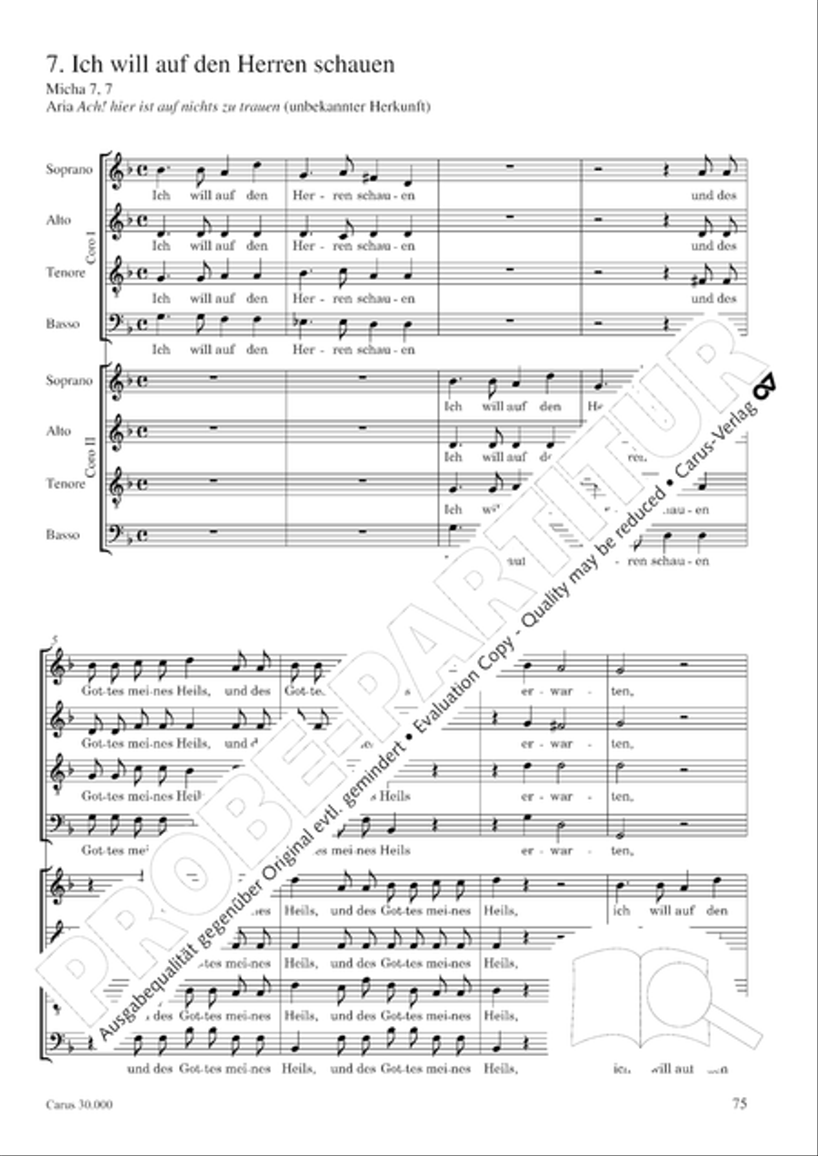 J.L. Bach: The complete motets Choir scores gallery preview page 82