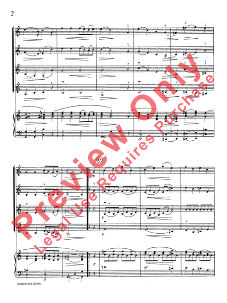 Highland/Etling Violin Quartet Series: Book 2
