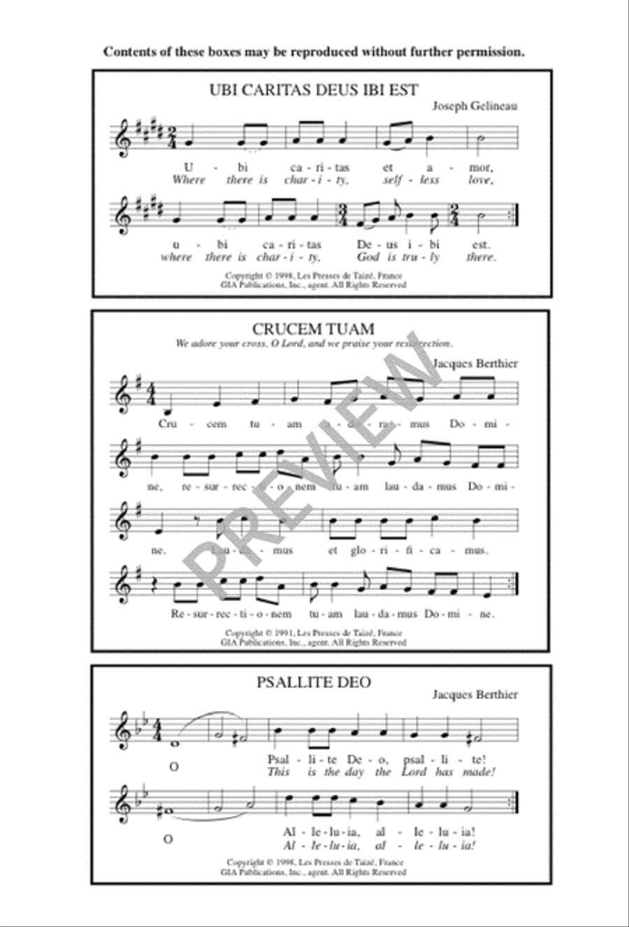 Three Songs for Triduum image number null