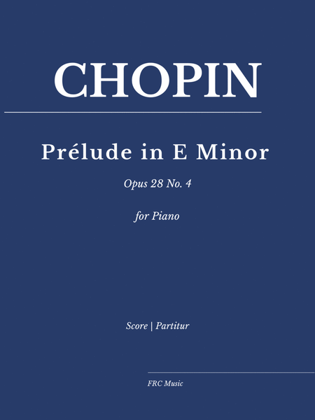 Chopin: Prélude in E Minor, Opus 28 No. 4 for Piano (as played by Martha Argerich) image number null