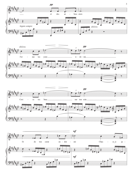 FAURÉ: En Sourdine, Op. 58 no. 2 (transposed to F-sharp major)