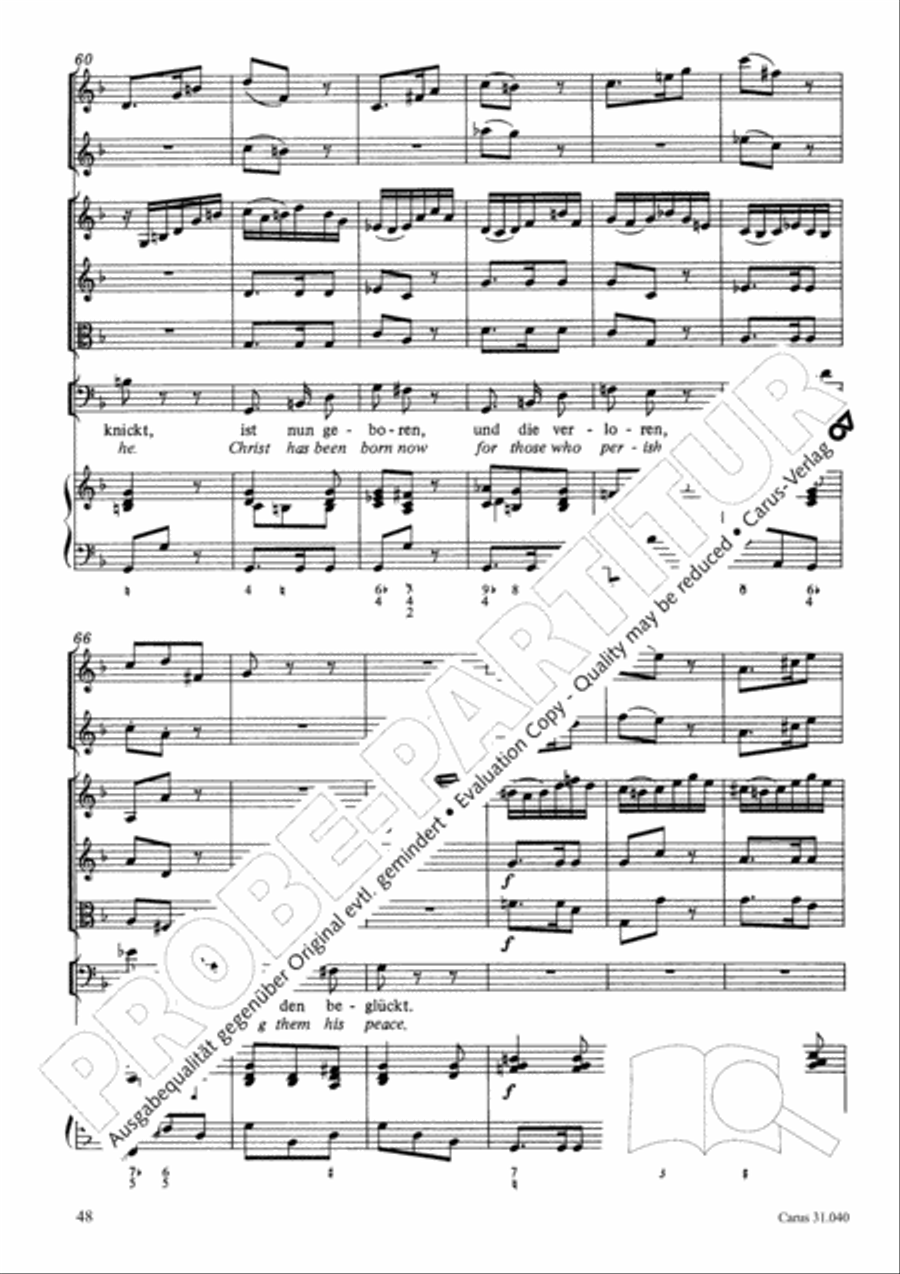 Christ was manifested for this purpose (Dazu ist erschienen der Sohn Gottes) ATB scores gallery preview page 49