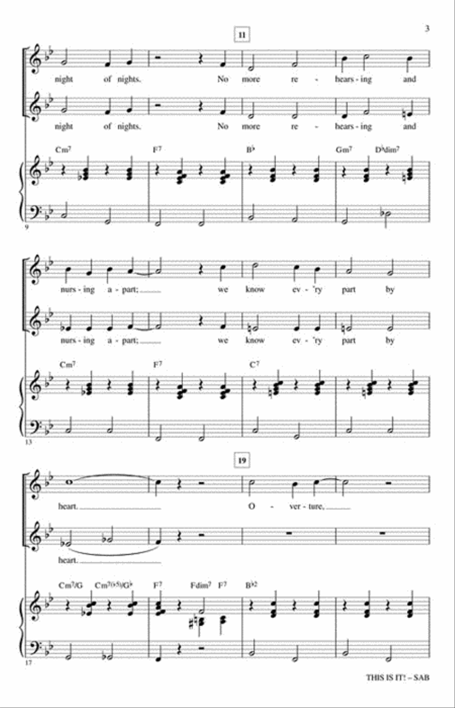 This Is It! This Is It! 2-Part scores gallery preview page 3