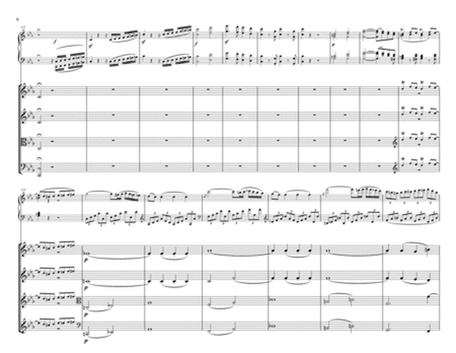 Beethoven: Piano Concerto No. 3 for string quartet and piano