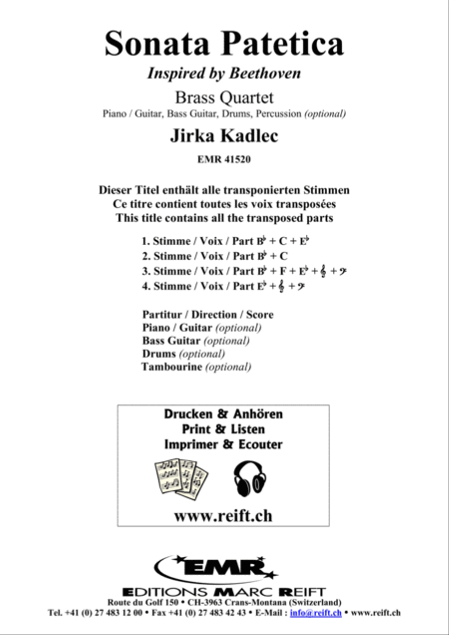 Sonata Patetica Trombone scores gallery preview page 2