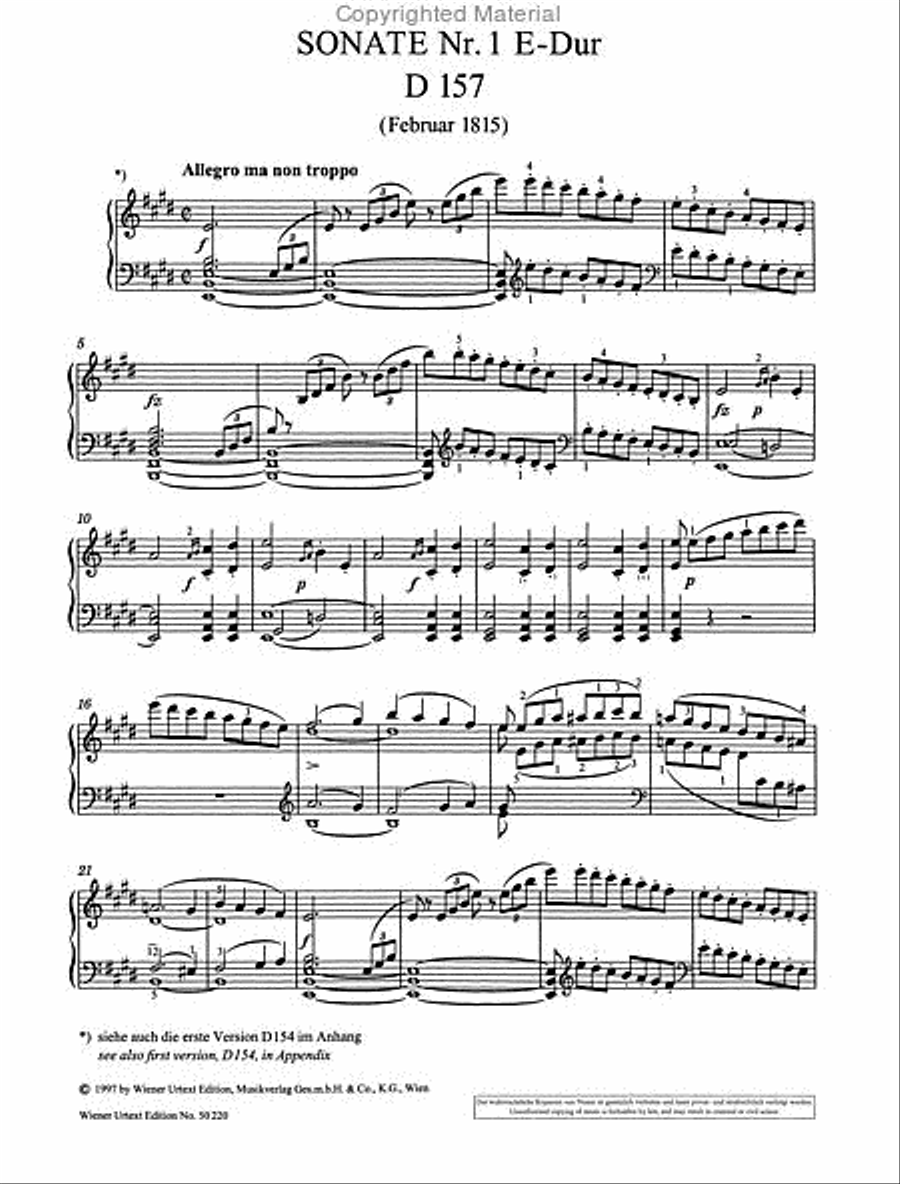 Complete Piano Sonatas, Vol 1 Chamber Music scores gallery preview page 2