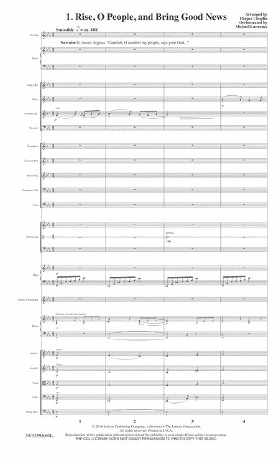 Go Sing It on the Mountain - Full Score Choir scores gallery preview page 2