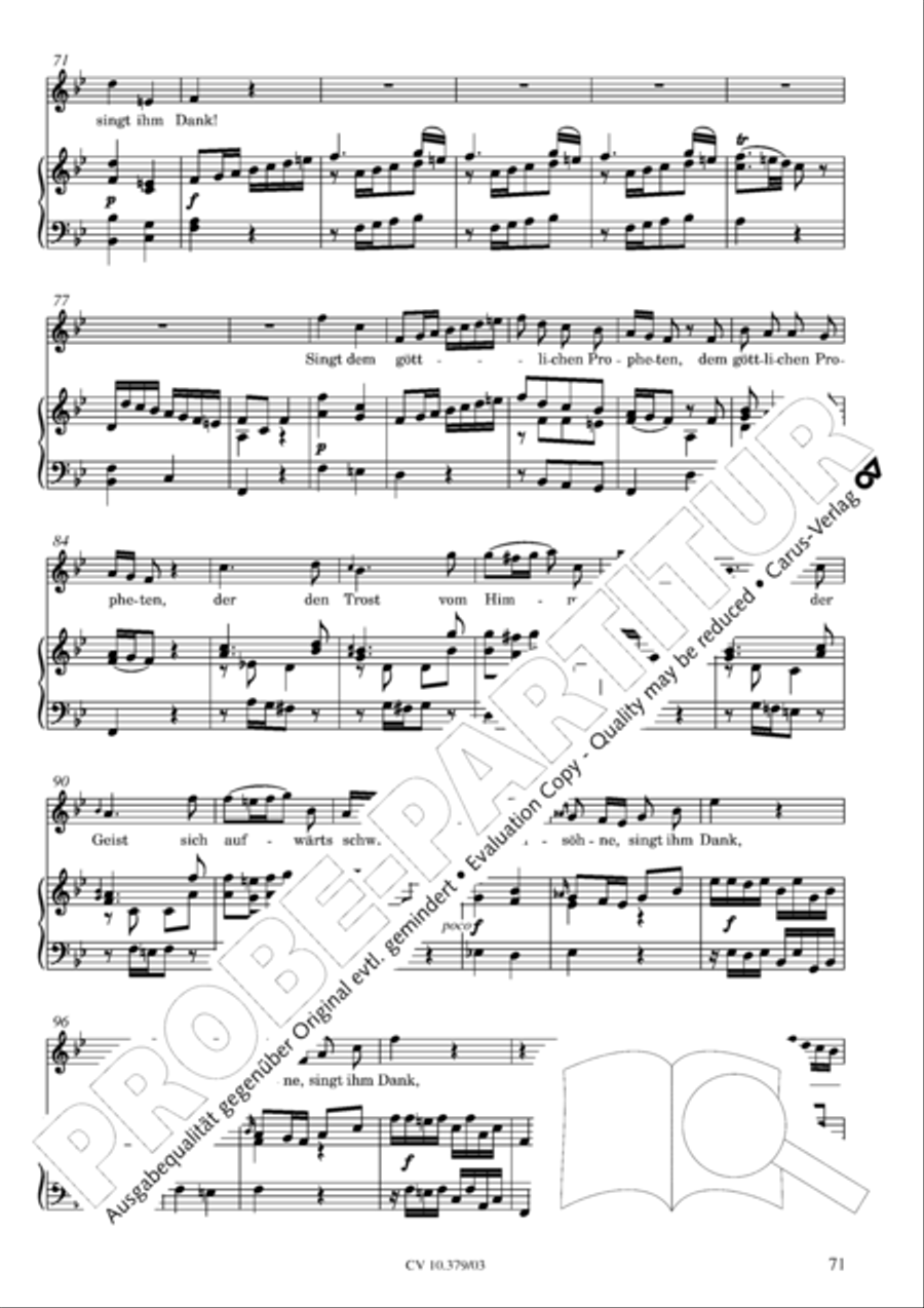Der Tod Jesu 4-Part scores gallery preview page 72