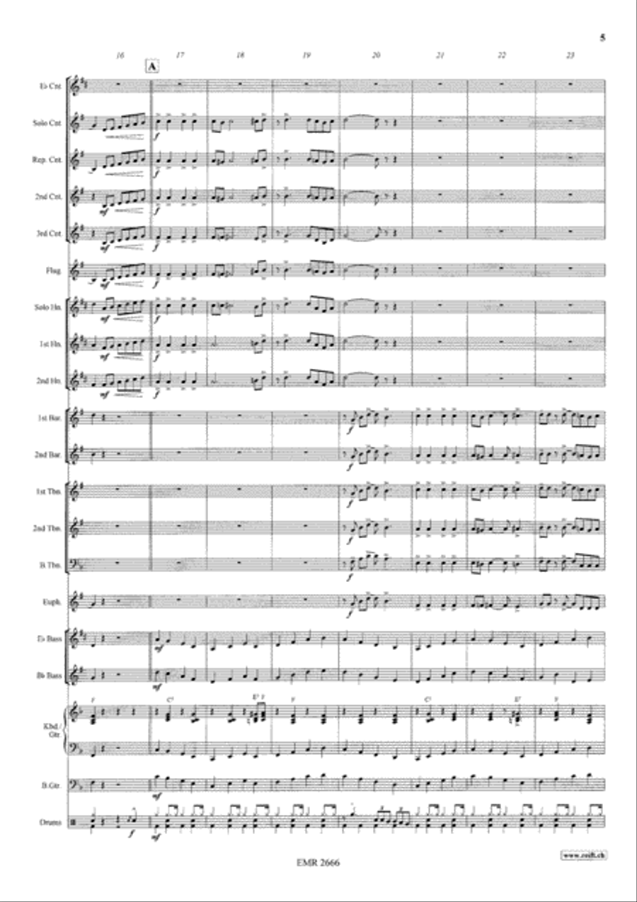 American Patrol Brass Band scores gallery preview page 6