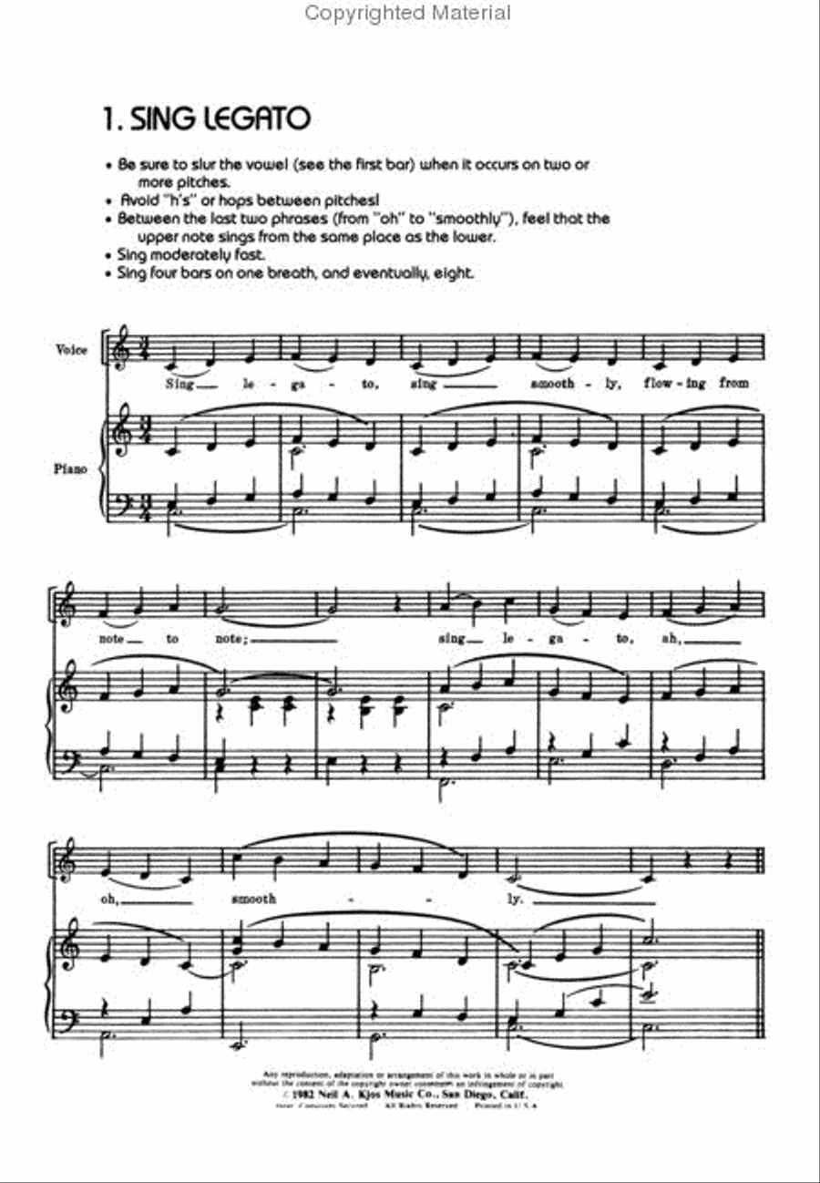 Sing Legato - Accompaniment Edition Voice scores gallery preview page 2