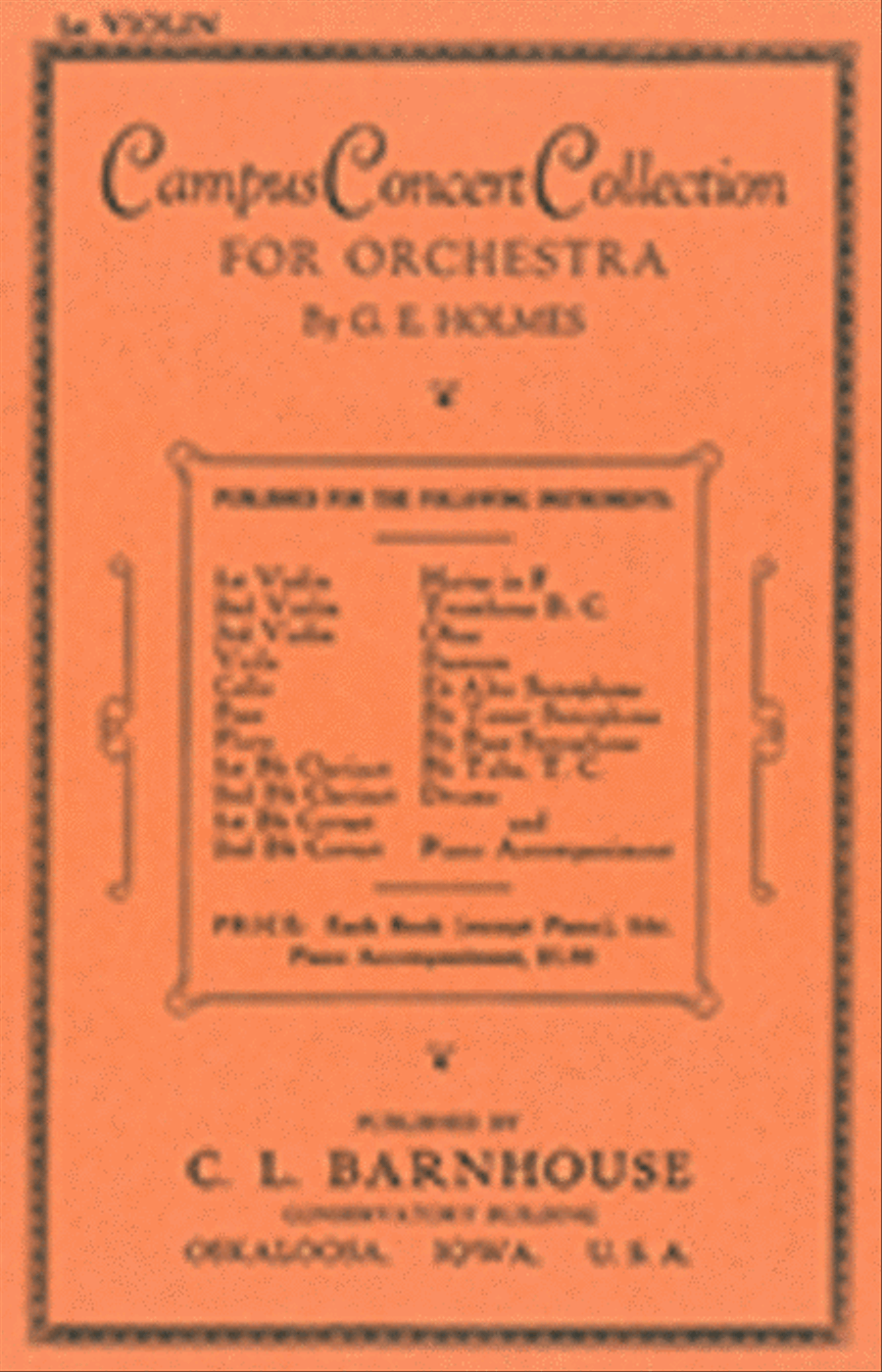 Campus Concert Collection for Orchestra