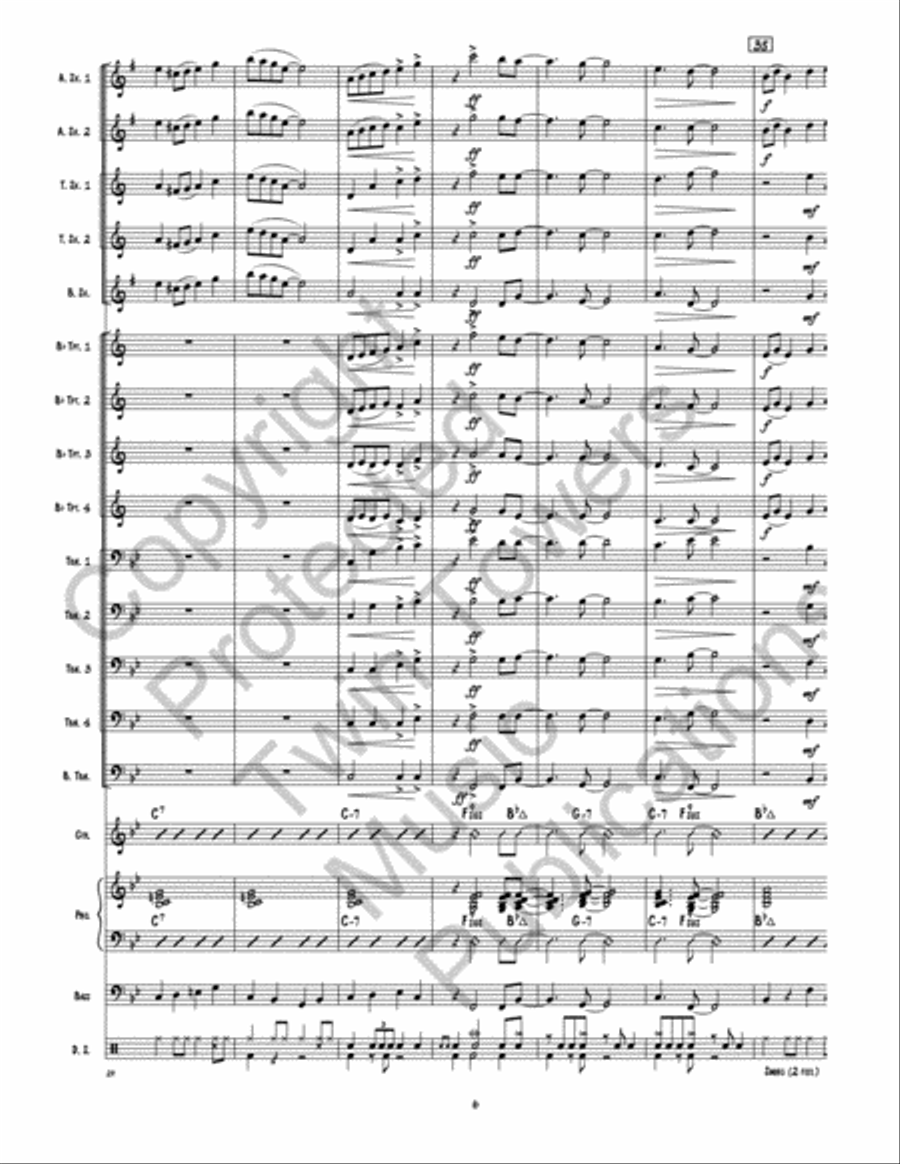 Model Train Model Train Jazz Ensemble scores gallery preview page 7