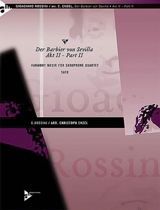 Book cover for Der Barbier von Sevilla Akt II -- Part II