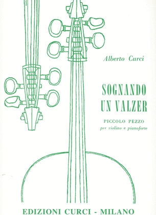 Book cover for Sognando un valzer