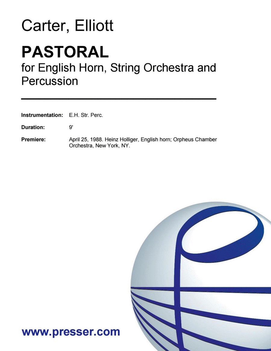 Pastoral Pastoral String Orchestra scores gallery preview page 1