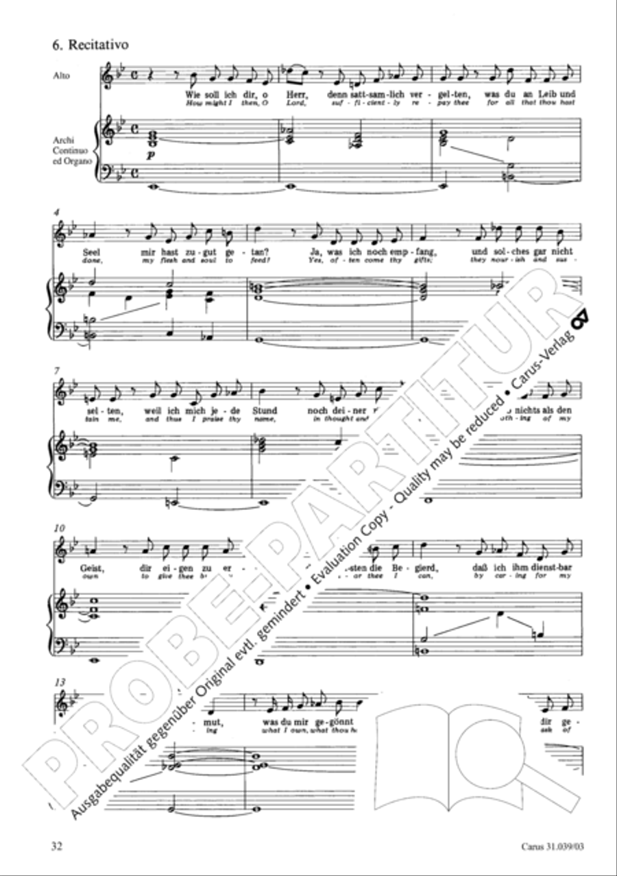 Give the hungry ones thy bread (Brich dem Hungrigen dein Brot) 4-Part scores gallery preview page 33
