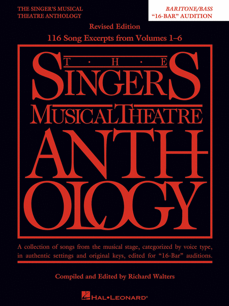 Singer's Musical Theatre Anthology: 16-Bar Audition – Revised